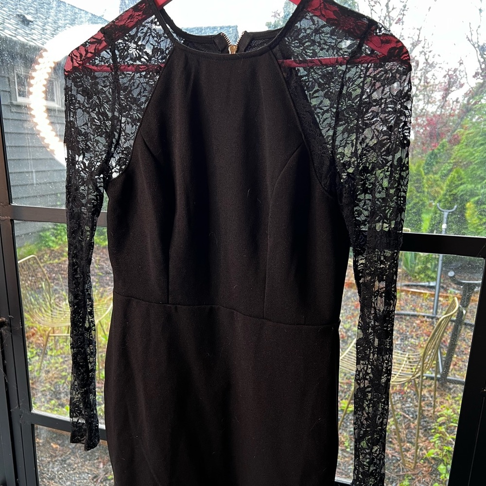 Lace mini dress
